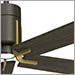 Oil Rubbed Bronze/Toned Brass with Urban Walnut blades